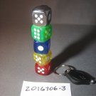 Flashing LED Dice Lighter Perfect Las Vegas Butane Fueled Lighter