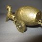Galloping Horse Pulling Vintage Wine Barrel Butane Lighter For Horse Lovers