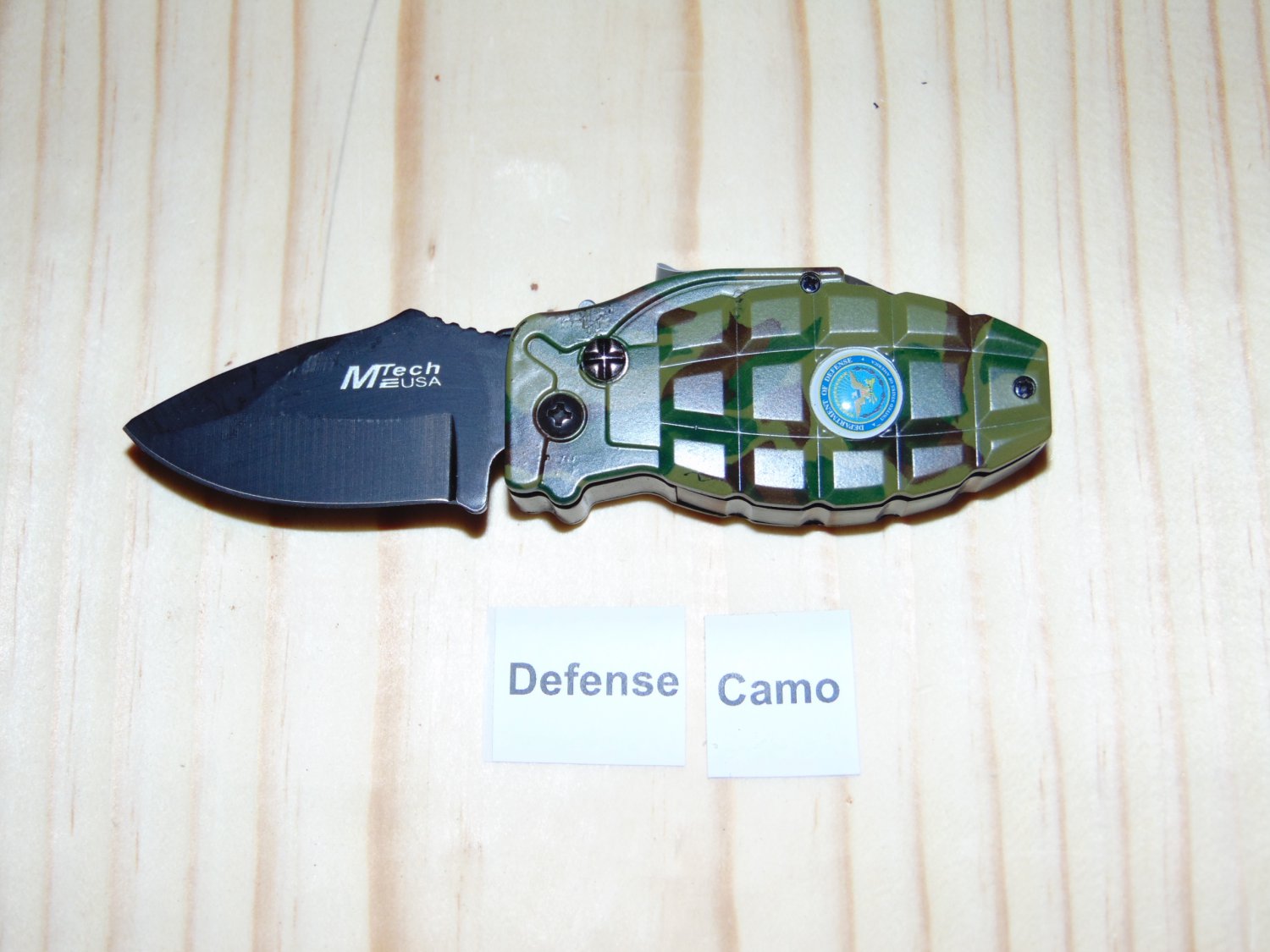 MTech Defense Camouflage Knife Butane Lighter USA Stocked and Shipped