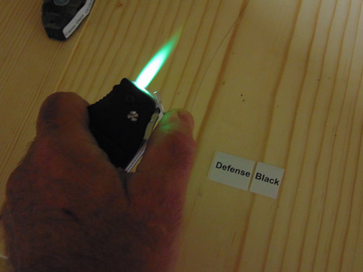 MTech Defense Black Knife Butane Lighter USA Stocked and Shipped