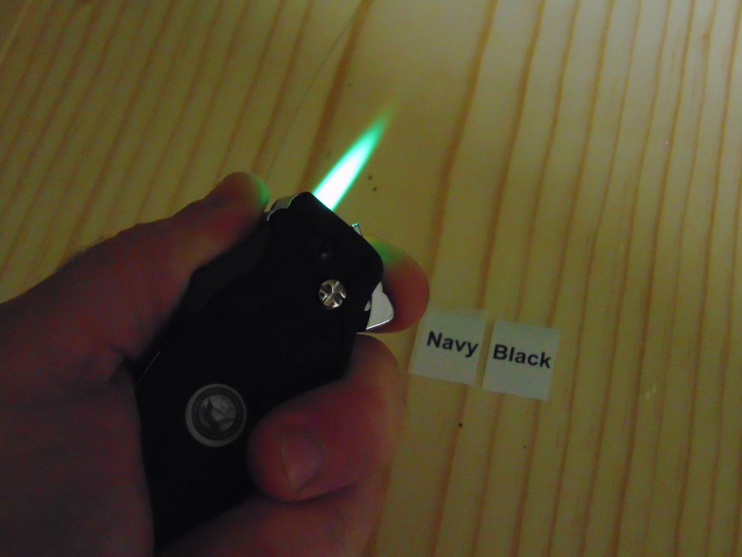 MTech Navy Black Knife Butane Lighter USA Stocked and Shipped