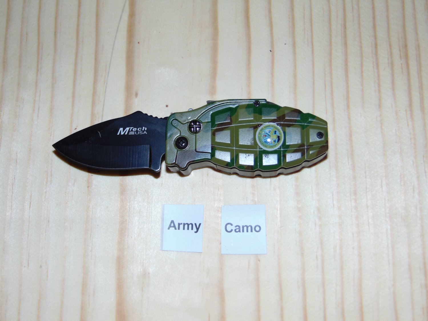 MTech Army Camouflage Knife Butane Lighter USA Stocked and Shipped
