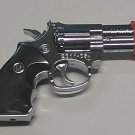 SILVER MAMXL Gun Pistol Jet Torch Lighter With Red Laser USA Stocked
