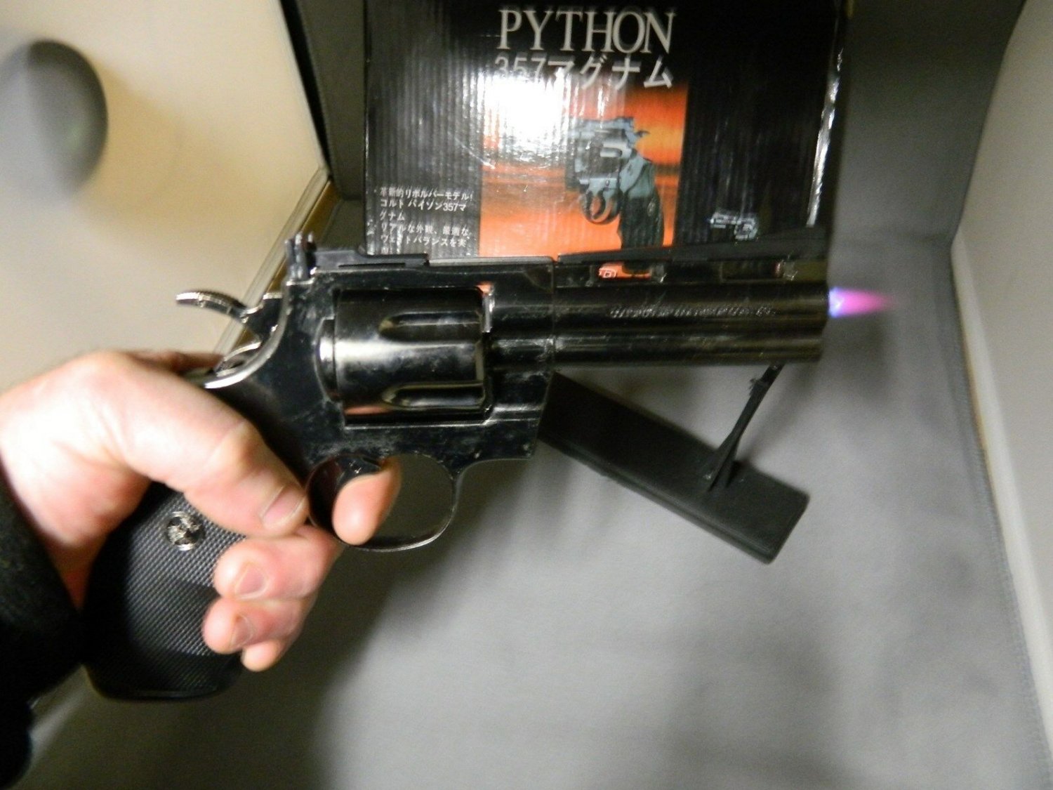 Colt Python 357 Gun Pistol Jet Torch Lighter Lifesize USA Stocked And ...