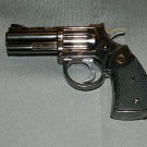 Medium Size Pistol Gun Revolver Jet Torch Lighter With White LED Flashlight USA