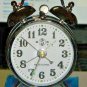 Chrome Silver Old Fashioned Alarm Clock Wind Up No Batteries Required USA Stock