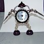 Low Gear Robot Alarm Clock With Alligator Clips Hands USA Stocked & Shipped