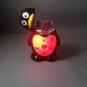 Yellow Penguin Shaped Jet Torch Lighter With Flashing LED Colorful Lights