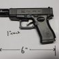 Glock 17 9x19 Gen 5 Gun Shape Jet Torch Lighter