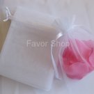 20 White 4" x 5.5" Organza Jewelry Pouch Wedding Gift Bags, Brand New