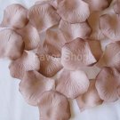 200 Coffee Silk Rose Petals Wedding Flower Favors, Brand New