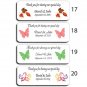150 Personalized Wedding Bubble Labels Wedding Party Favors