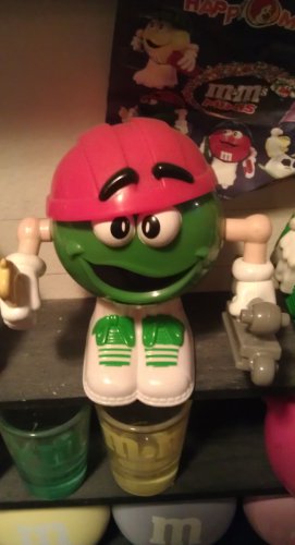 M&M's Mini's McDonalds Happy Meal Toy from France Green