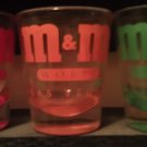 M&M's World Las Vegas Shot Glass Orange