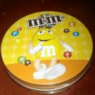 M&M's Yellow Character Embossed Tin by Candyriffic Sealed
