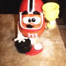 M&M's Minis Orange Hockey Dispenser from Europe VHTF!