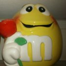 M&M's Yellow Character Valentines Ceramic Cookie Jar by Galerie VHTF