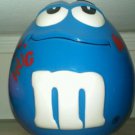 M&M's Blue Character Valentines Ceramic Cookie Jar by Galerie VHTF