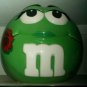 M&M's Green Character Valentines Ceramic Cookie Jar by Galerie VHTF Sealed
