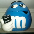 M&M's Blue Black Valentines Book Ceramic Cookie Jar by Galerie VHTF Sealed