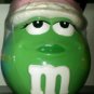 M&M's Green Christmas Cookie Jar by Galerie VHTF Sealed