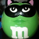 M&M's Green Cat Woman Halloween Cookie Jar by Galerie VHTF Sealed