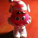 M&M's Christmas Minis pink Figure elf ears hat