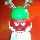 M&M's Christmas Red Character Figure reindeer hat
