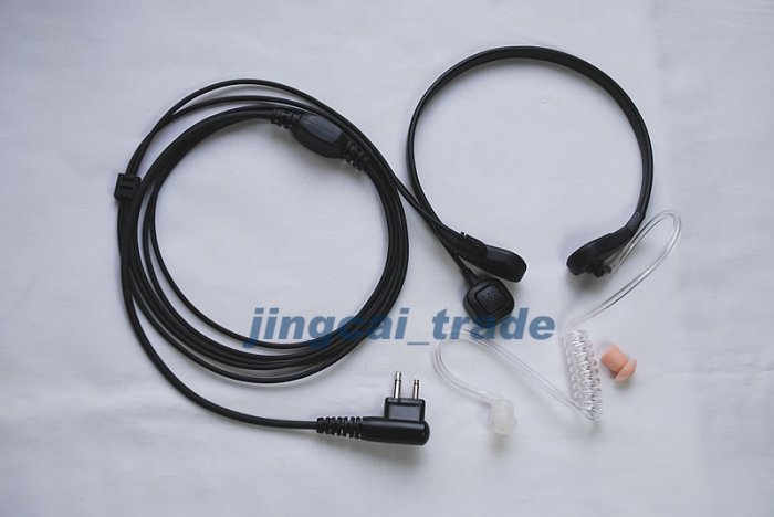 Throat Vibration Mic Acoustic Tube for Motorola Radio