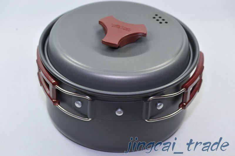 Camping Single Pot Cookware Hiking Backpacking Cooking Cookout Picnic Pot RT-201