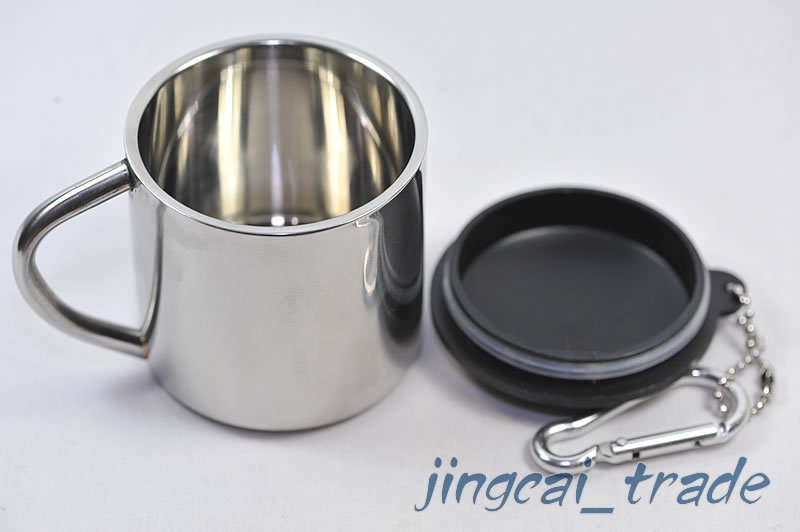 Camping Hiking Stainless Steel Mug Bottle Cup 130ml RJ-308