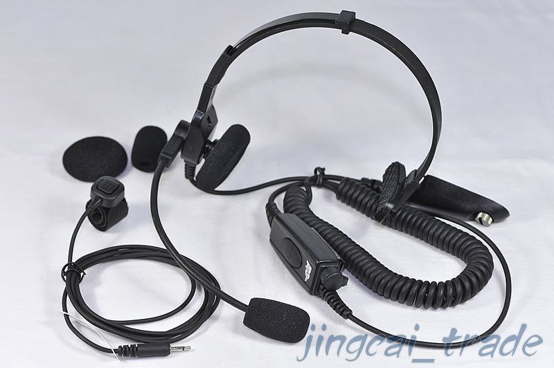Heavy Duty Headphone Headset for Motorola GP-328 GP-340 with Helmet Boom Mic