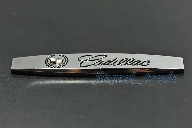 Cadillac Logo 3D Car Fender Emblem Badge Sticker Decal Chromed Metal