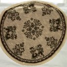 Austrian Linen Round Reversible Table Topper Tyrolean Couple