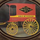 The Little Red School House A&P Atlantic & Pacific Tea Company Advertising Oval Tin Tray