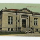 Public Library, Kenton Ohio, 1914 Postcard