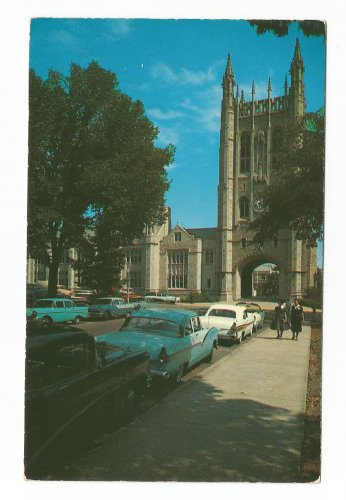Memorial-Student-Union-Bldg-Tower-Univ-Of-Missouri-Columbia-50s-60s Postcard