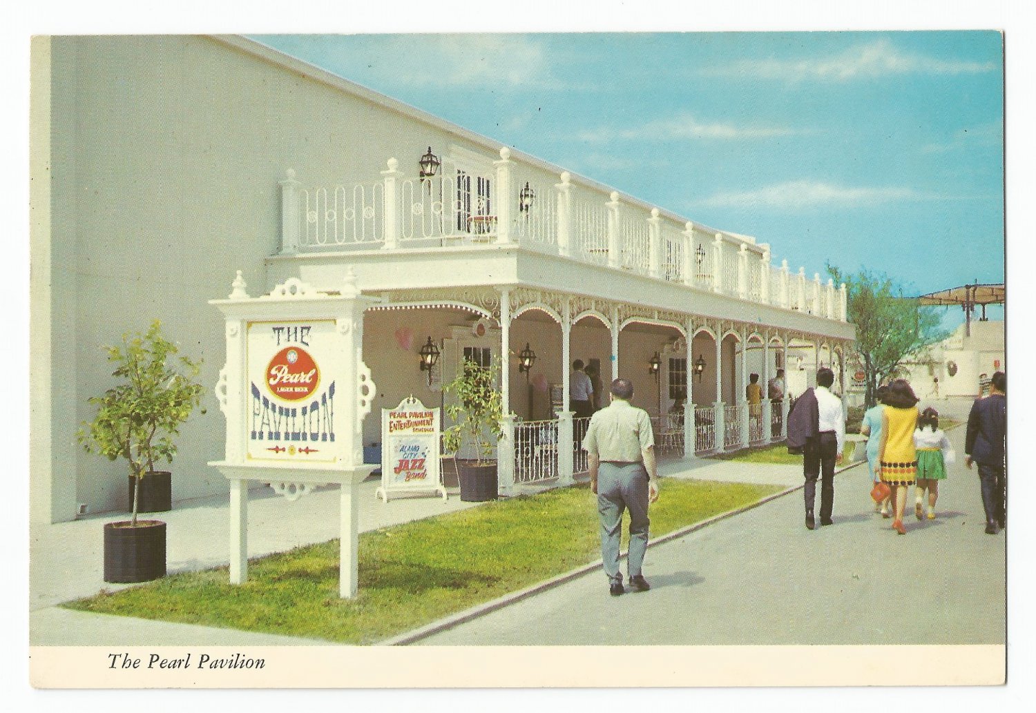 Pearl Beer Pavilion 1968 World's Fair HemisFair San Antonio Postcard