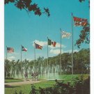 Dancing Waters and Flags Six Flags Over Texas Postcard