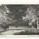 Enna Jettick Park Auburn New York Black & White Postcard