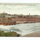 Finch & Pruyn Pulp and Paper Mill Glens Falls New York Postcard 1909