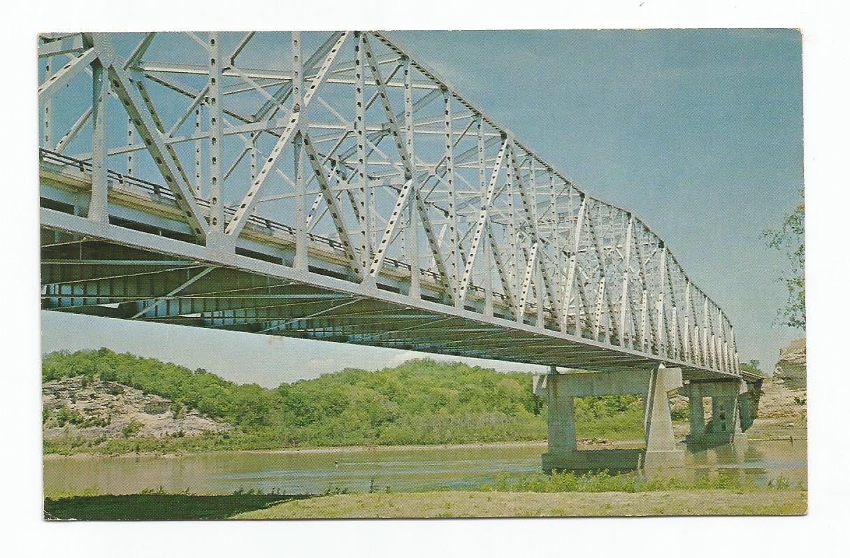Interstate 70 Bridge Rocheport Missouri Postcard