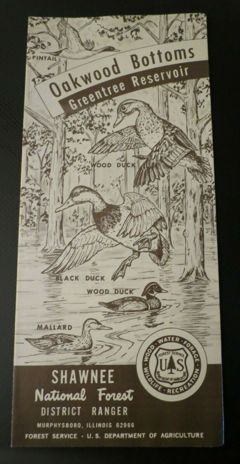 Oakwood Bottoms Greentree Reservoir Shawnee National Forest Brochure