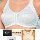 Carnival 645 Bra Carnival Front Closure Posture Support Bra 44C Black