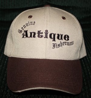 Embroidered Baseball Hat- Genuine Antique Fisherman
