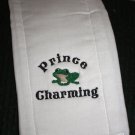 Embroidered Burp Cloth for Boy- Prince Charming