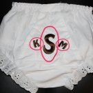 Embroidered Baby Bloomers with Initials
