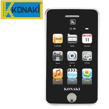 KONAKI DIGITAL TOUCH PERSONAL MEDIA PLAYER WITH CAMERA