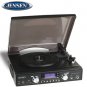 JENSEN® 3-SPEED STEREO TURNTABLE WITH MP3 ENCODING AND AM/FM RADIO!