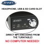 JENSEN&Acirc;&reg; 3-SPEED STEREO TURNTABLE WITH MP3 ENCODING AND AM/FM RADIO!